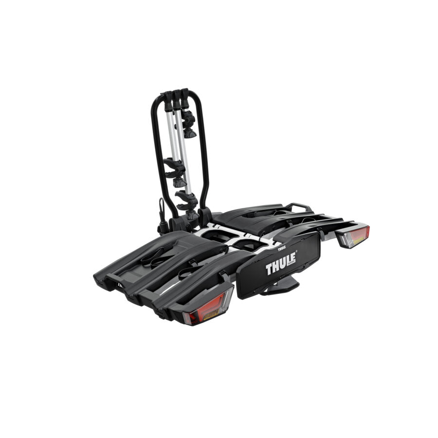 Porte-vélos d'attelage plate-forme THULE Easyfold XT 934 pour 3 vélos compatible vélos électriques